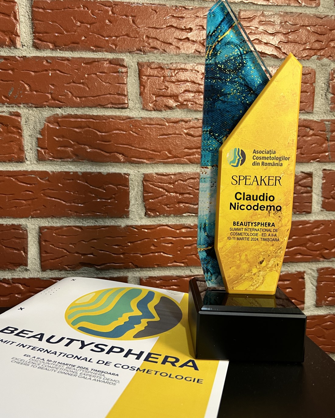 Speaker award from BeautySphera.