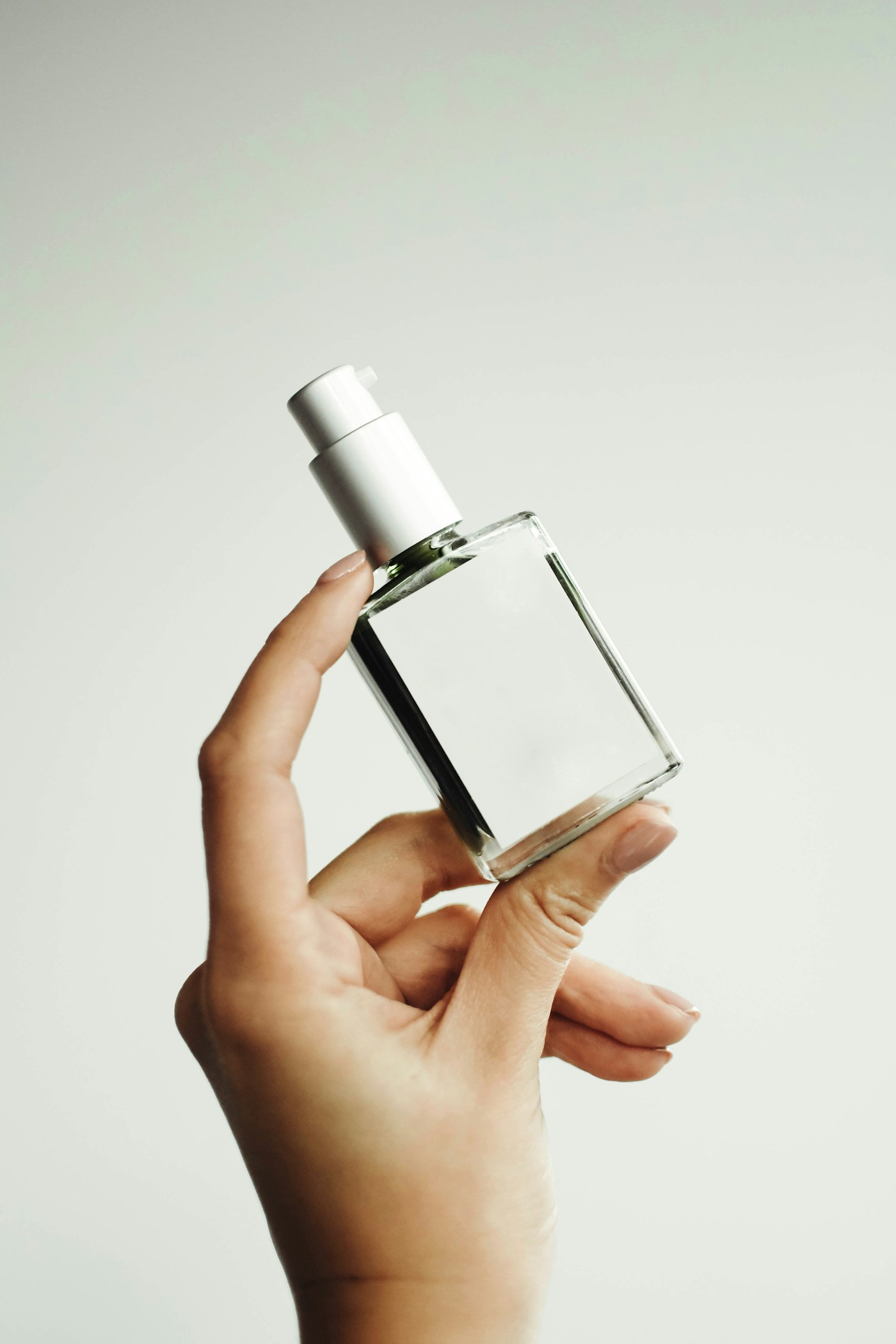 A finished cosmetic on the shelf, the label facing the reader
